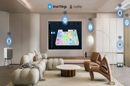 Điều khiển nhà thông minh qua SmartThings ngay trên màn hình tivi Samsung UA85U8500FKXXV