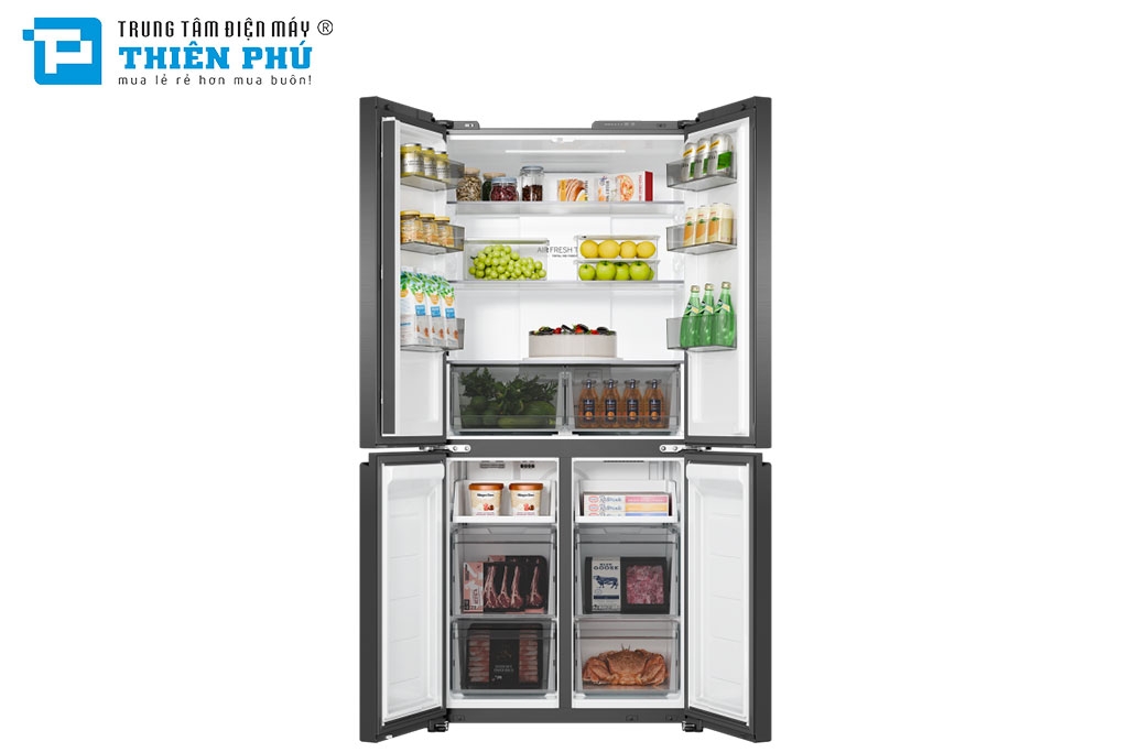 Tủ Lạnh Aqua Multi Door Inverter 506 Lít AQR-M570XA(FS)