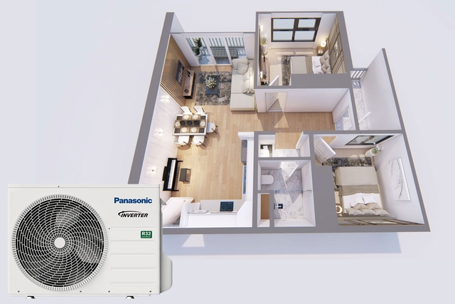Vì sao điều hòa multi Panasonic 2 chiều CU-3Z54WBH-8 là chân ái cho chung cư?