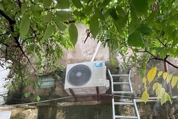 Dàn tản nhiệt đồng mạ vàng của điều hòa Casper SC-18FB36A, bí quyết hoạt động bền bỉ