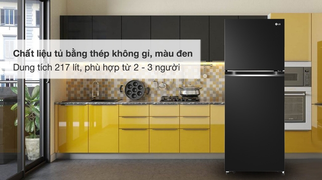 Giới thiệu tủ lạnh LG T21BG 217 lít phù hợp cho mọi nhà