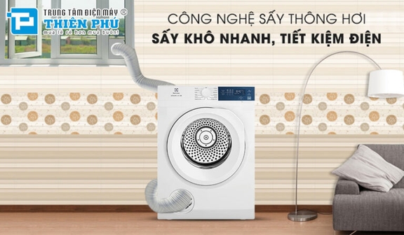 Tìm hiểu ưu điểm và nhược điểm của dòng máy sấy quần áo thông hơi Electrolux