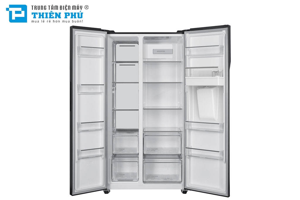 Tủ Lạnh Hitachi Side By Side Inverter 529 Lít HRSN9563DWGBVN