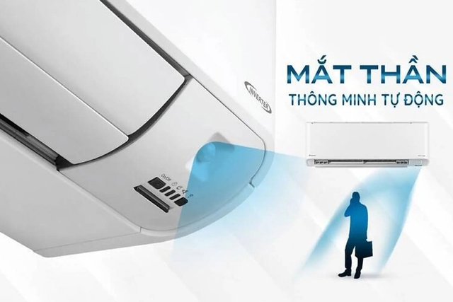 Công nghệ mắt thần trên điều hòa Daikin FTHF60VAVMV giúp tối ưu hóa điện năng như thế nào?