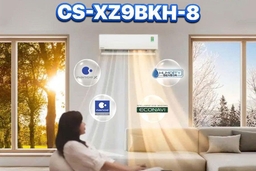 Tìm hiểu lý do điều hòa Panasonic inverter CS-XZ9BKH-8 đạt chuẩn 5 sao tiết kiệm năng lượng