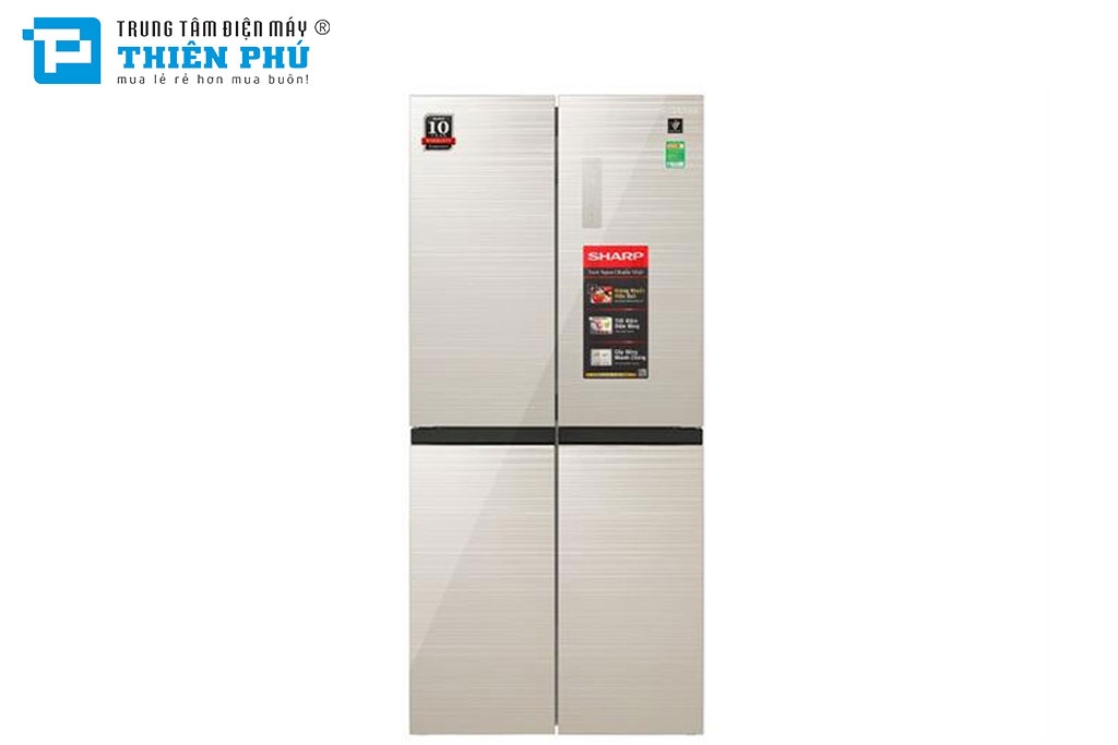 Tủ Lạnh Sharp Multi Door Inverter 421 Lít SJ-FXP510VG-CH