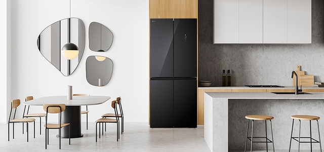 Tủ lạnh LG F40BG sang trọng, hiện đại thu hút người dùng