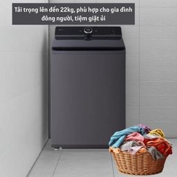 Máy giặt LG 22kg T2522AX7G phù hợp gia đình nào? Phân tích chi tiết hiệu năng, điện nước và độ bền