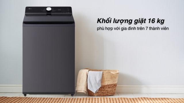 Trải nghiệm thực tế máy giặt LG lồng đứng T2516DX5G: Giải pháp giặt giũ tối ưu cho gia đình đông người