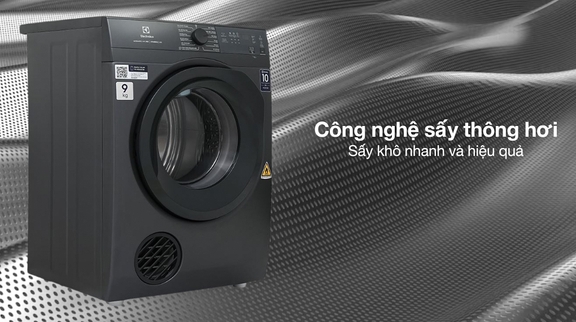 Ưu điểm và tính năng hiện đại được ứng dụng trong máy sấy quần áo Electrolux thông hơi EDS904H3SC