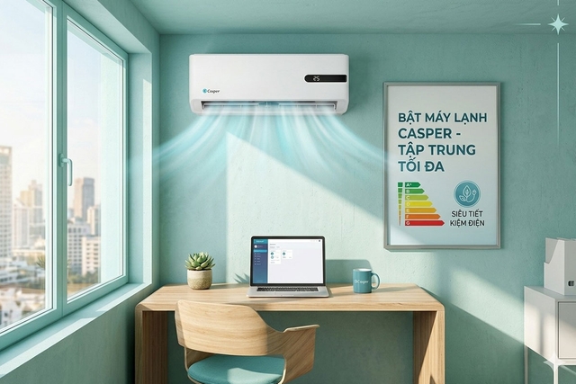 Điều hòa Casper GC-09IB36 dùng 3 – 5 năm có kém đi không? Đánh giá độ bền linh kiện