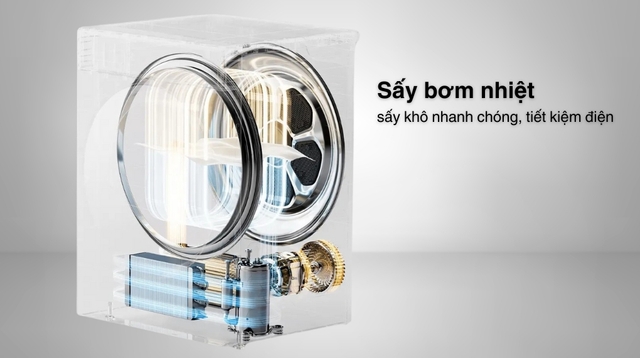 Các tính năng cao cấp của máy sấy quần áo Toshiba TD-T25BS110HWV(MG)