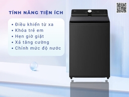 Hướng dẫn sử dụng máy giặt LG lồng đứng 14kg T2314DX5G từ A-Z: Tối ưu giặt sạch, tiết kiệm điện