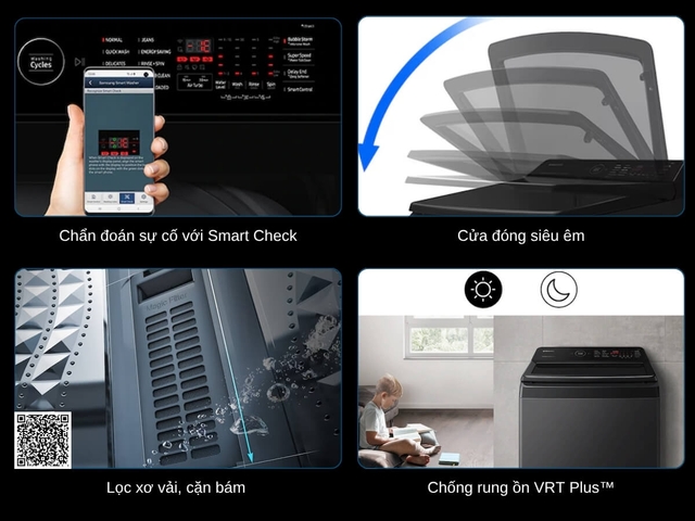 Khám phá công nghệ EcoBubble trên máy giặt Samsung lồng đứng WA40F12E4CSV: Vì sao giặt sạch mà vẫn bảo vệ sợi vải?