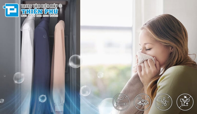 Có nên lựa chọn mua tủ chăm sóc quần áo Samsung 3 móc DF18CB8600ERSV cho gia đình không?