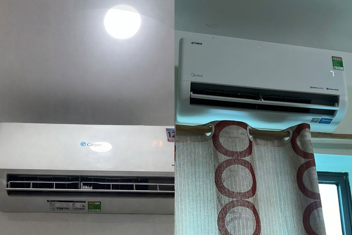 Cùng phân khúc dưới 15 triệu, nên chọn điều hòa Casper JC-24IU36 hay Midea MSCE-25CRFN8?