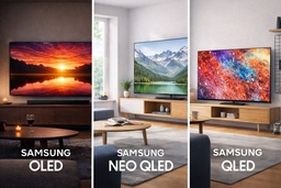 Mua tivi Samsung cao cấp nên chọn OLED, QLED hay Neo QLED chất lượng hơn?
