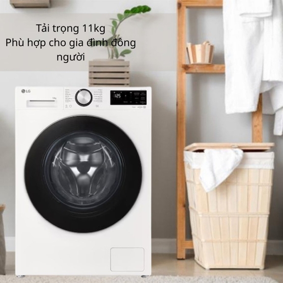 Vì sao máy giặt LG lồng ngang FX1411N5W được gia đình đông người ưa chuộng năm 2025?