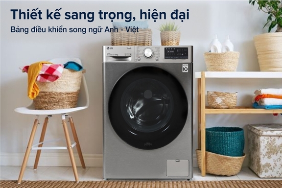 Máy giặt LG giá rẻ FX1411N5G có bền không? Phân tích độ bền, giảm vi nhựa và bảo vệ sợi vải