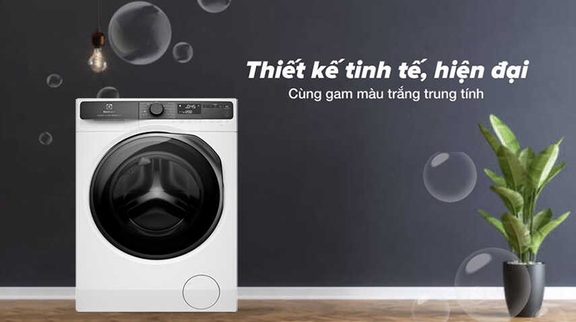 Máy giặt Electrolux lồng ngang EWF1043R7WC tiết kiệm điện ra sao? Ưu điểm đáng chú ý cho gia đình đông người