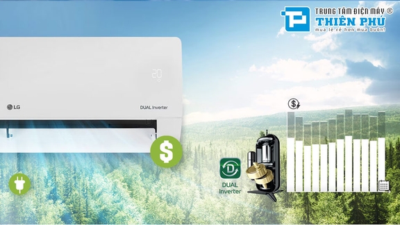 Điều hòa LG Inverter 12000 1 chiều IOC12S1 có tiết kiệm điện tốt không?
