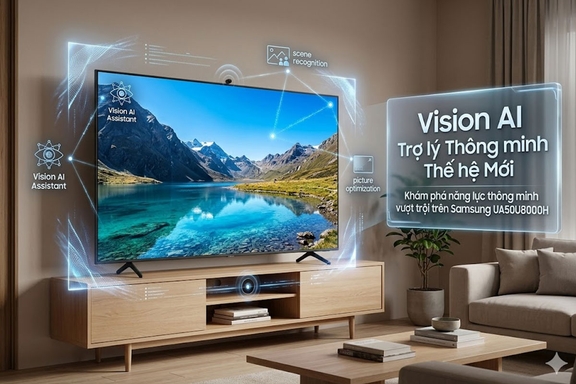 Có gì mới trên tivi Samsung UA50U8000H? Khám phá trợ lý Vision AI thông minh thế hệ mới