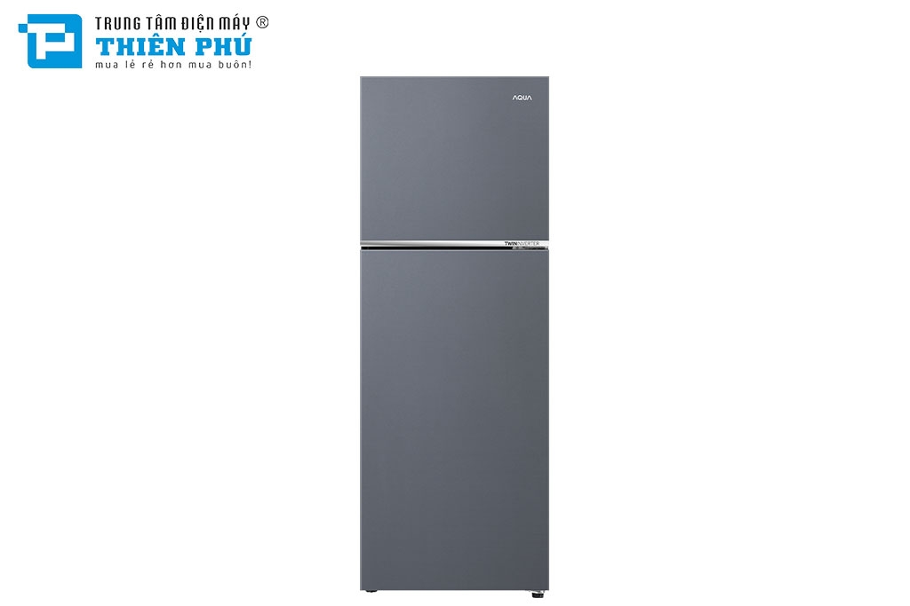 Tủ Lạnh Aqua Inverter 358 Lít AQR-T410FA(SL)