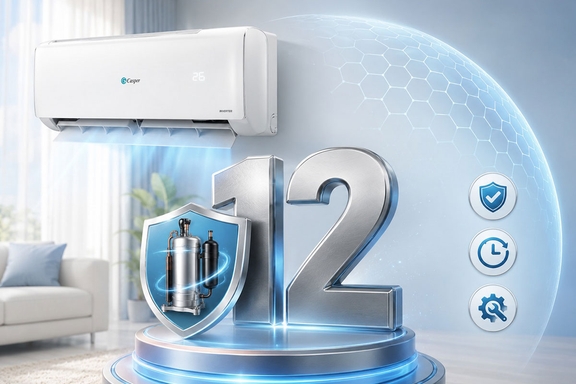 Chính sách bảo hành máy nén 12 năm của điều hòa Casper JC-24IU36 có gì đặc biệt?
