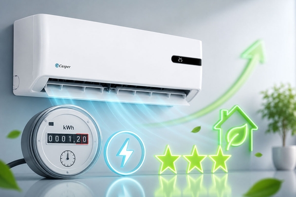 Điều hòa Casper GC-12IB36 tiêu thụ bao nhiêu số điện 1 giờ? Thực hư khả năng tiết kiệm 3 sao