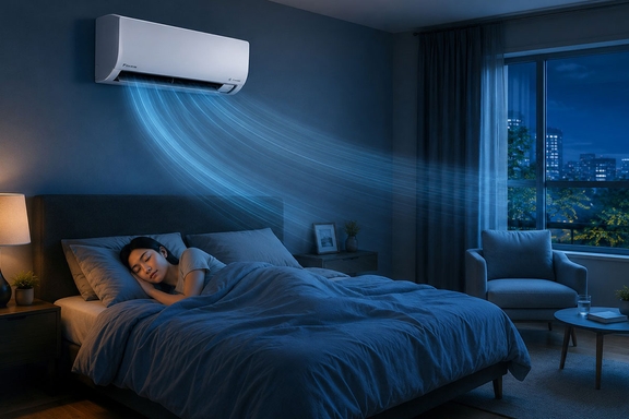 Điều hòa Daikin 24000btu FTKF71ZVMV chạy có êm không? Đánh giá độ ồn thực tế