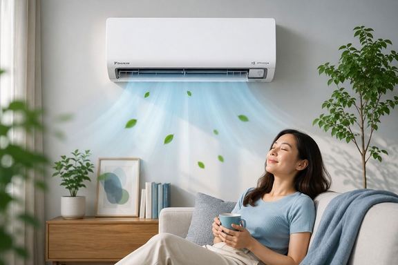 Điều hòa Daikin FTKF25ZVMV, chi phí đầu tư ban đầu cao nhưng bạn sẽ lời dài hạn