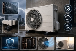 Đánh giá độ bền điều hòa Panasonic CS-RU18CKH-8BD, cục nóng chống ăn mòn mới có tốt?