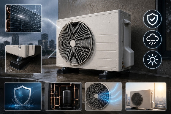 Đánh giá độ bền điều hòa Panasonic CS-RU18CKH-8BD, cục nóng chống ăn mòn mới có tốt?