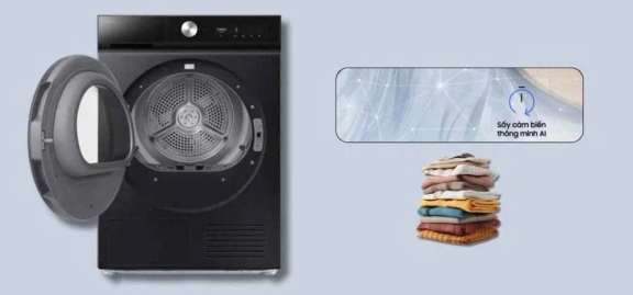 Máy sấy quần áo Samsung bơm nhiệt DV10BB9440GB/SV tinh tế và sang trọng trong từng đường nét
