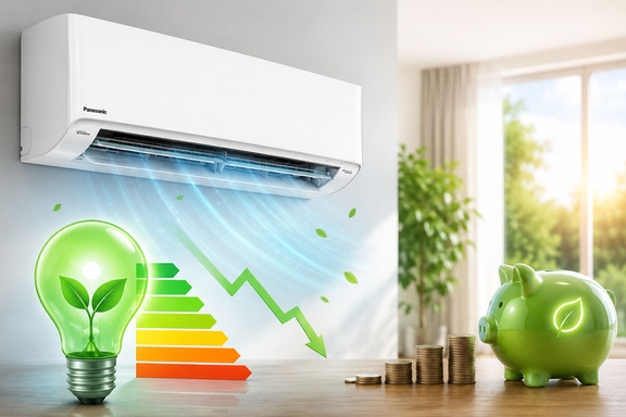 Cách tiết kiệm 60% điện năng mỗi tháng nhờ điều hòa Panasonic Inverter CS-U18BKH-8