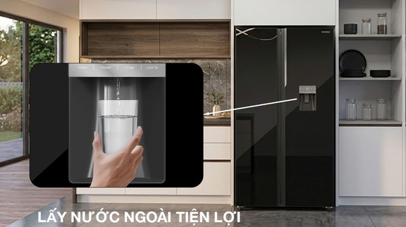 Tủ lạnh Hitachi HRSN9563DWGBVN 529 lít lý tưởng cho gia đình trên 5 người
