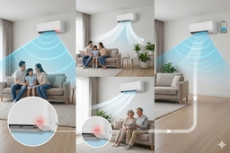 Công nghệ mắt thần thông minh trên điều hòa Daikin FTKY25ZVMV hoạt động thế nào?