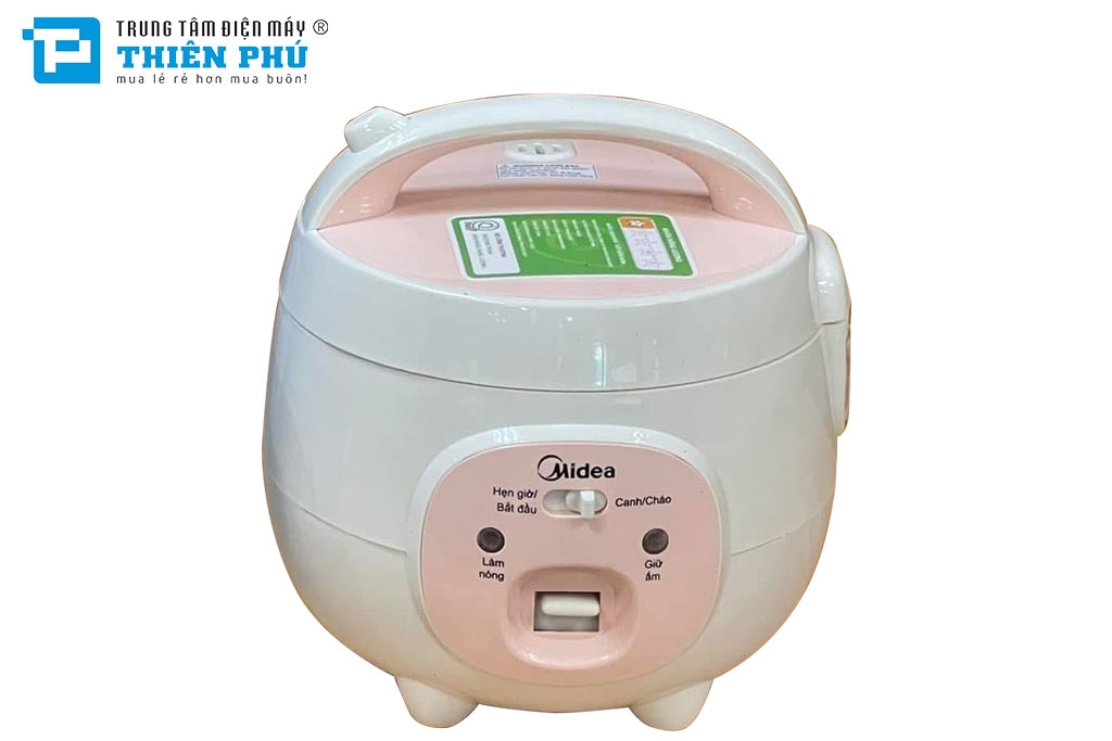 Nồi Cơm Điện Midea 0.6 Lít MRM06010BPW