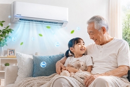 Vì sao điều hòa Panasonic CS-XU12BKH-8 là lựa chọn số 1 cho nhà có người già và trẻ nhỏ?