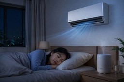 Đêm ngủ hay bị khô da, viêm họng? Hãy thử điều hòa Panasonic inverter CS-XU9BKH-8