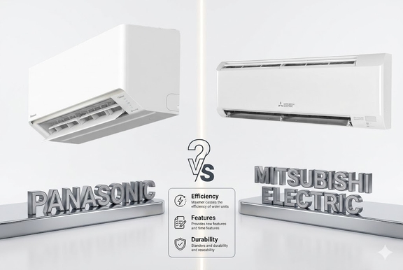 So sánh điều hòa Panasonic CS-RU12CKH-8D và Mitsubishi MSY-JA35VF, nên mua loại nào?
