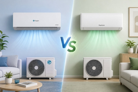 So sánh điều hòa Casper QC-12IU36A và Nagakawa NIS-C12R2U51, loại nào đáng mua hơn?