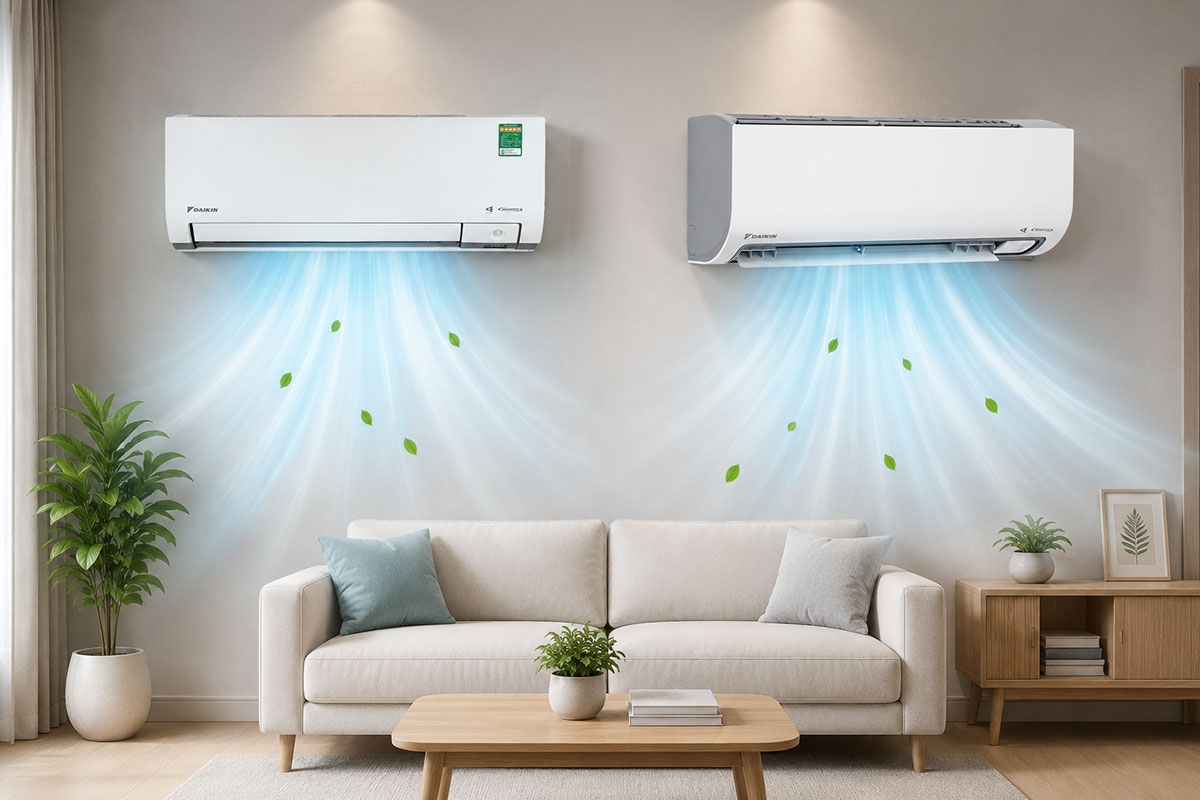 So sánh hai model điều hòa Daikin FTKM35AVMV và FTKF35ZVMV có điểm gì khác biệt?