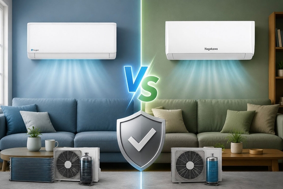 So sánh điều hòa Casper SC-24FB36M và Nagakawa NS-C24R2U86, hãng nào bền hơn?