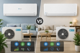 So sánh hai model điều hòa Casper JC-24IU36 và SC-24FB36M, nên mua loại nào?