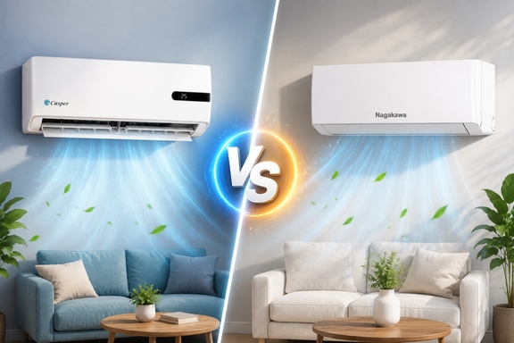 Nên mua máy lạnh nào tầm giá 6 triệu giữa điều hòa Casper GC-12IB36 và Nagakawa NIS-C12R2U51?
