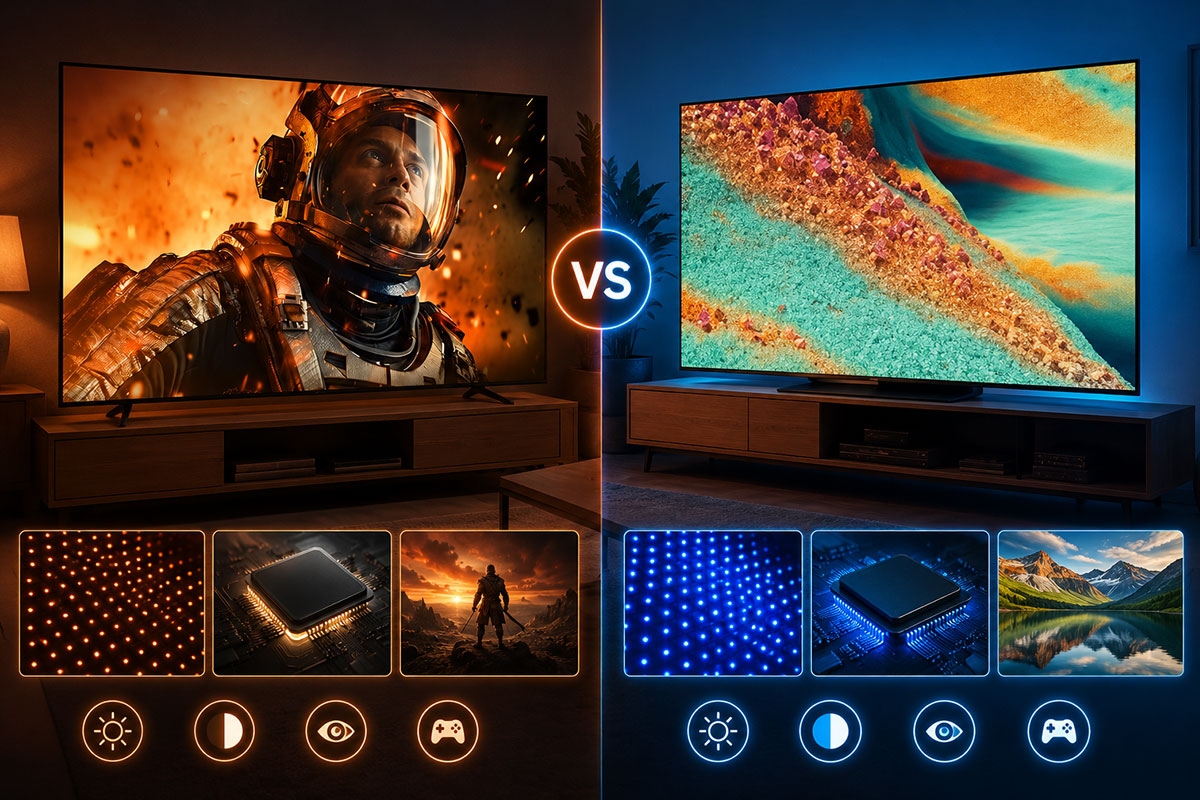 So sánh tivi Sony K-75XR50 và Samsung QA75QN85F, đâu là dòng tivi Mini LED đáng mua?