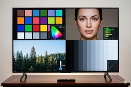 Phân tích độ trung thực màu sắc của tivi Sony K-65S25VM2 qua các bài test đồ họa