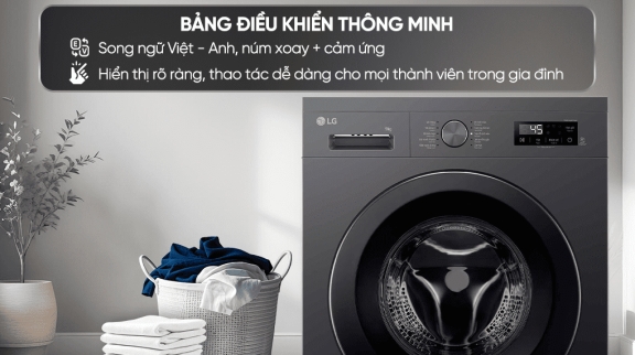 Máy giặt LG 14kg FX1414S3KA chinh phục khách hàng với loạt trang bị ấn tượng