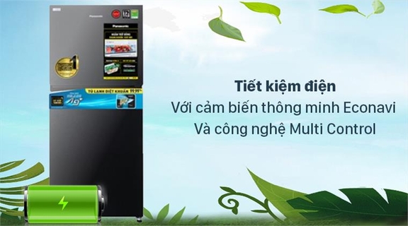 Tủ Lạnh Panasonic Inverter NR-TV301VGMV 2 Cánh Giải Pháp Bảo Quản Thực Phẩm Hiện Đại Cho Gia Đình